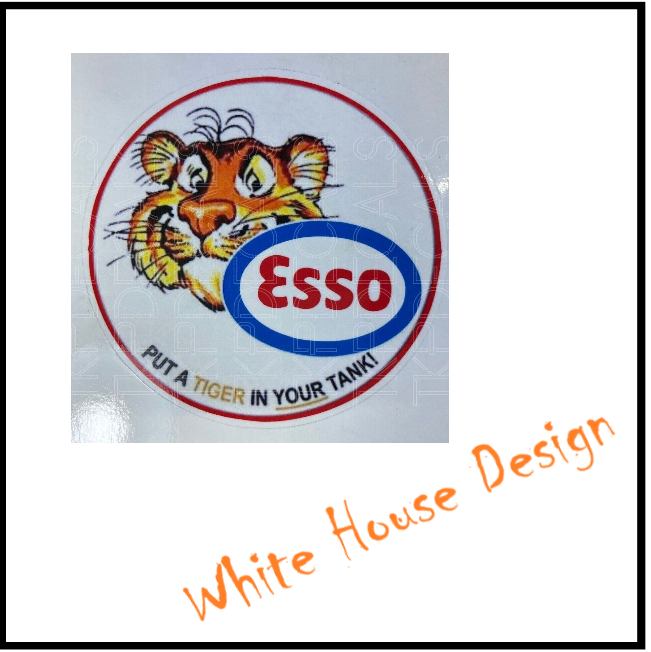 Vintage Esso Tiger in your tank sticker