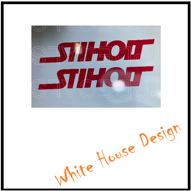 STIHOLT STICKERS Truck, Lorry, Wagon,toolbox, garage. x2 ( you choose colour)