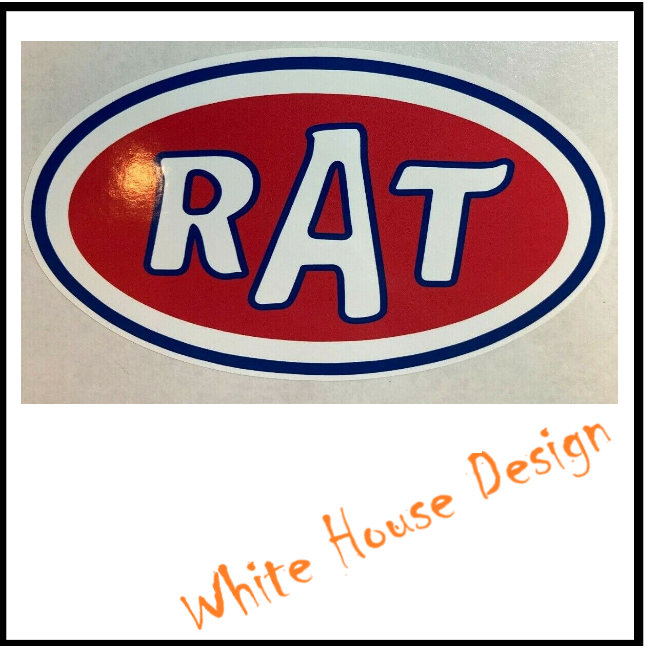 RAT,  Cool STICKER DECAL , Camper, car bike. toolbox, man cave, garage.