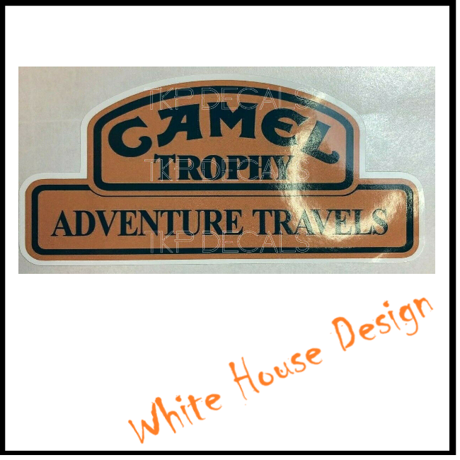 Camel Trophy style, STICKER DECAL , Camper, car bike. toolbox, Landrover.