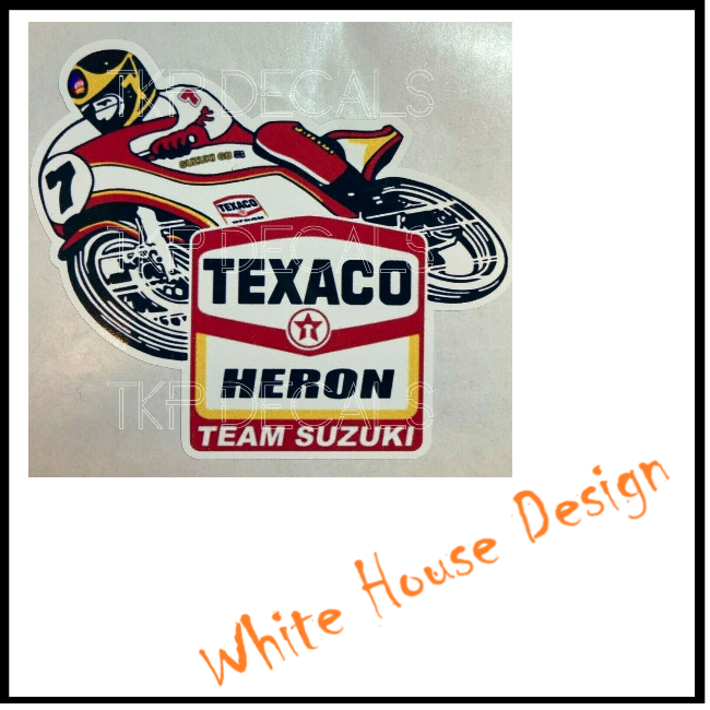 Barry Sheene Team Suzuki Heron decal.