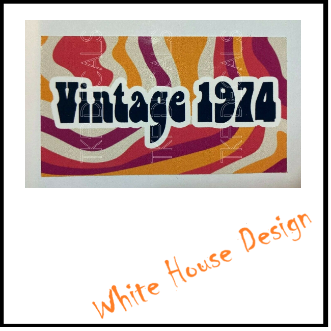 1974 Cool STICKER DECAL , Camper, car bike. toolbox, man cave, garage.