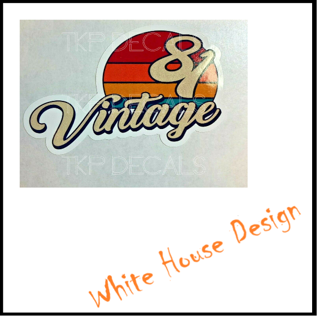 Vintage 1981 cool sticker, Camper, car, toolbox, motorbike, garage, m/w cave,