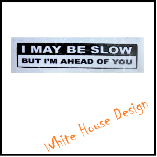 Drift, Slow Car Club funny sticker, toolbox, man cave, garage decal.