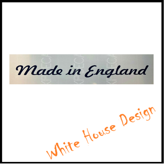 Made in England. .. DECAL. Sticker. Classic car,