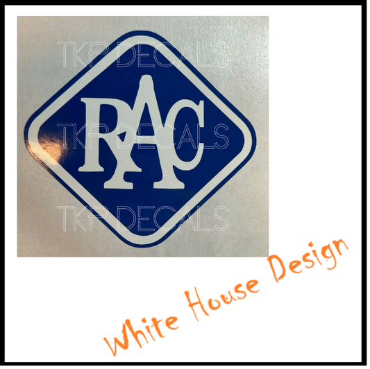 RAC Vintage Sticker.