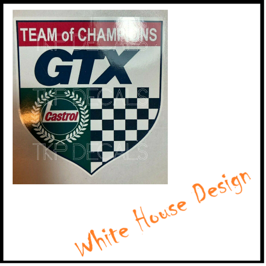 GTX vintage sticker, toolbox, car. bike. man cave. garage.