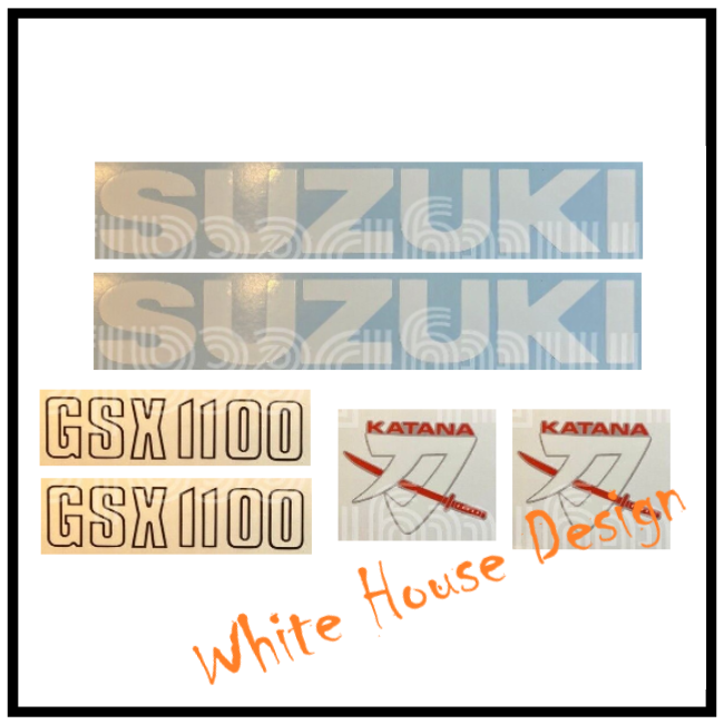 GSX1100 Katana,   Decal set.