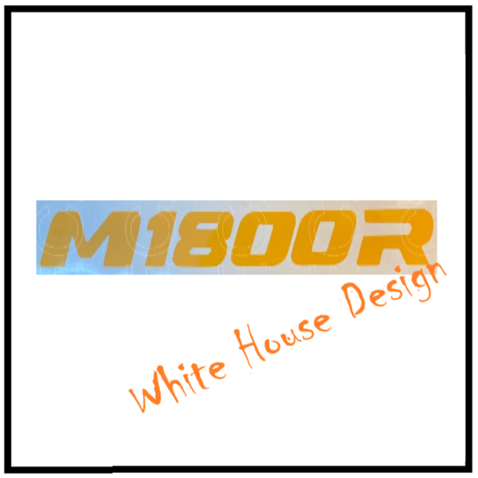 M1800R Wheel rim decal, (you choose colour)