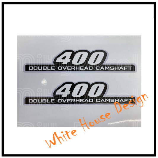 Z400, Z400 RS, Sidepanel badges, decals.