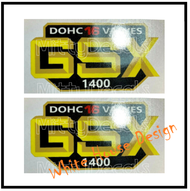 GSX1400 Side Panel Badges, Decals.