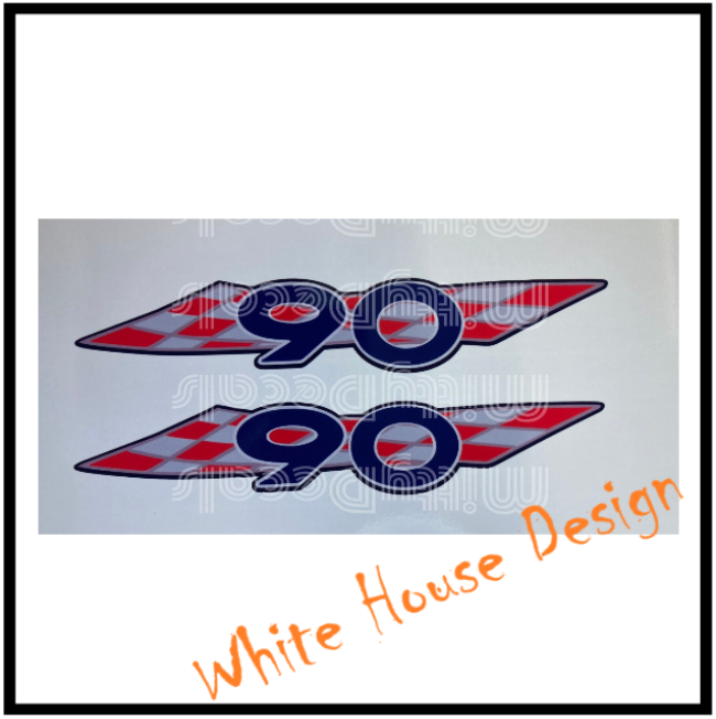 TS90 Side Panel Badges, Decals.