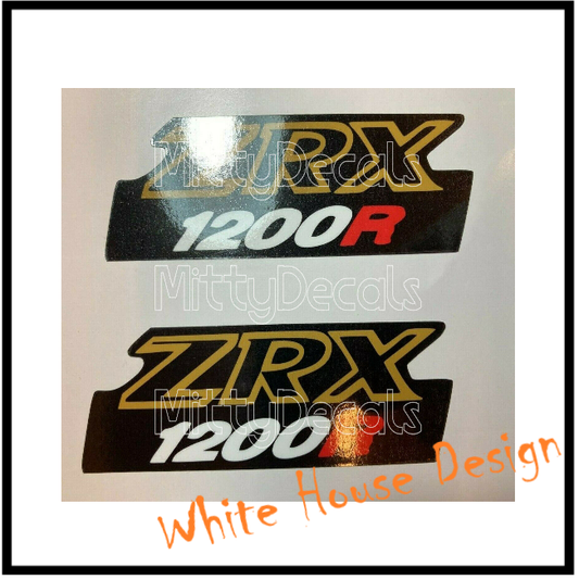 ZRX1200R Sidepanel badges decals.