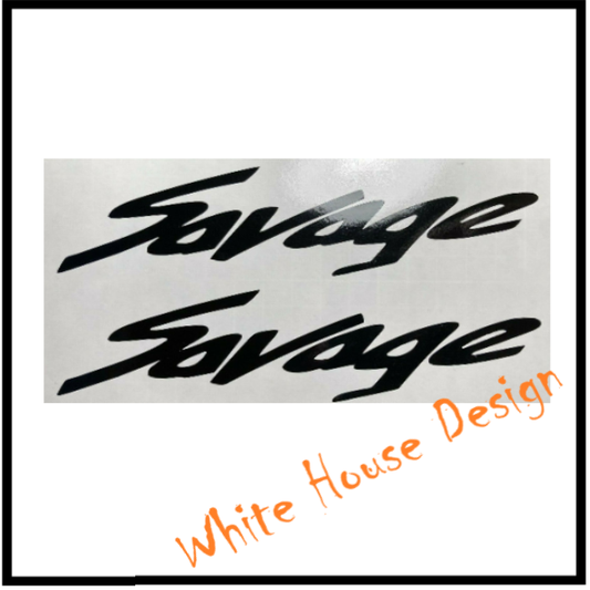 Savage Sidepanel badges decals.  (You choose colour)