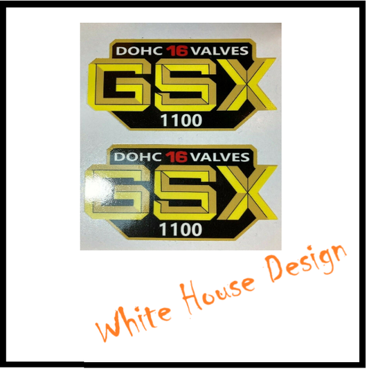 GSX1100 Side Panel Badges, Decals.