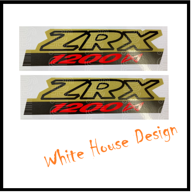 ZRX1200X Sidepanel badges decals.