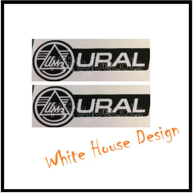 Ural Badge Emblem, Decal x2