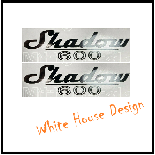 Shadow 600 Sidepanel badges decals.  (You choose colour)