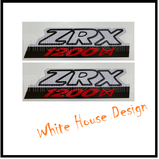 ZRX1200X Sidepanel badges decals.