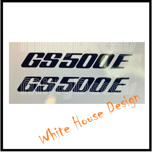 GS500E Side Panel Decals (you choose colour)