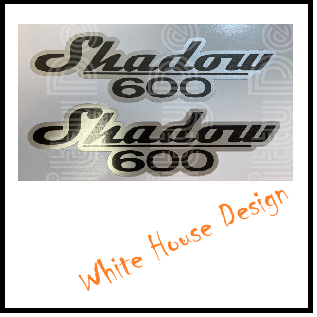 Shadow 600  Side Panel Badges.  Decals,