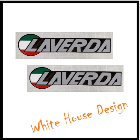 Laverda style decal. emblem