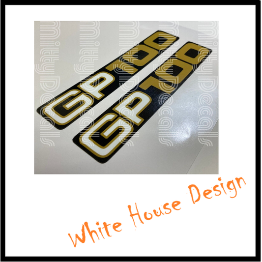 GP100 Side Panel Badges, Decals.