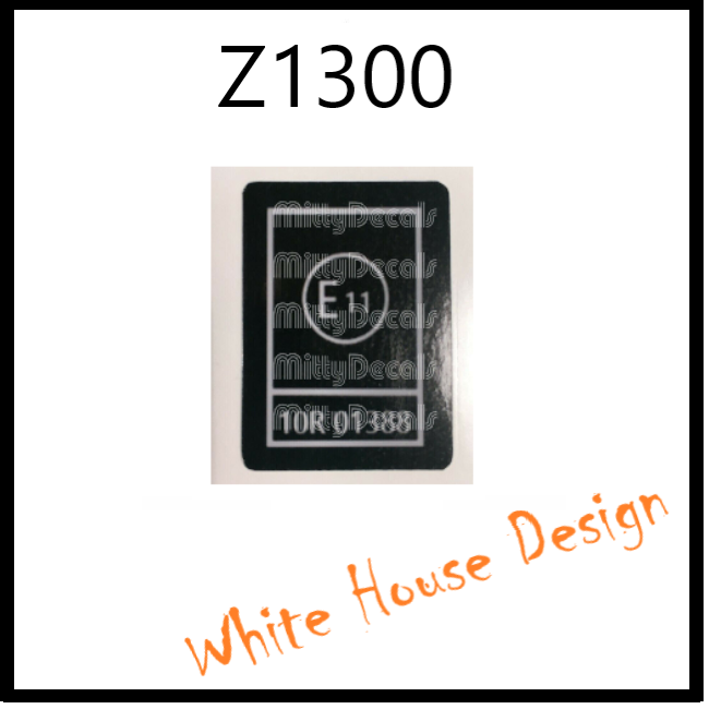 Z1300, E11 Decal