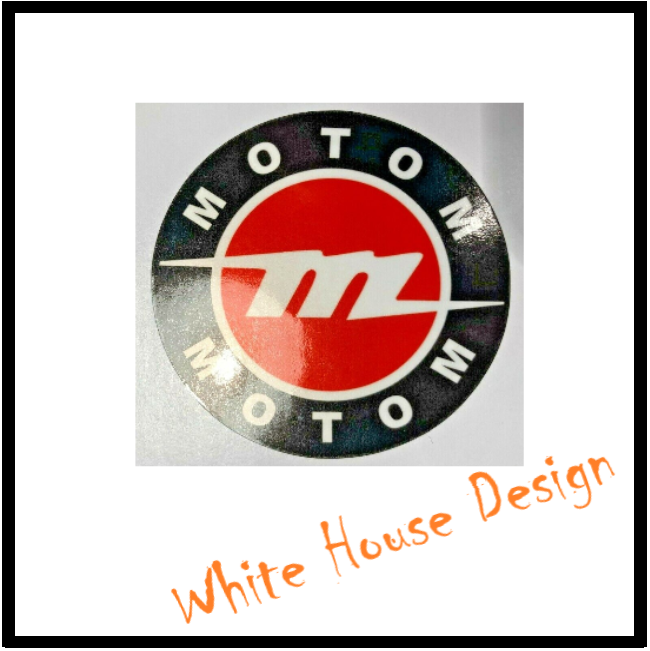 Motom decal.