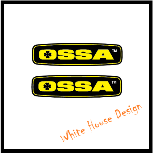 Ossa trails bike decals.