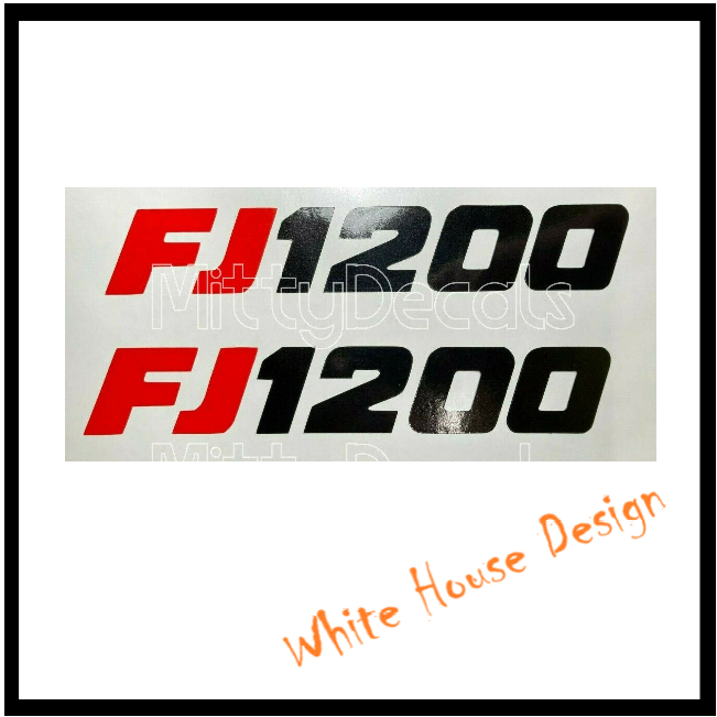 FJ1100 / FJ1200 Decals, Emblems stickers