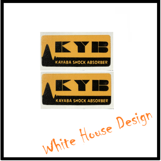 KYB Shock Absorber Decals x2.