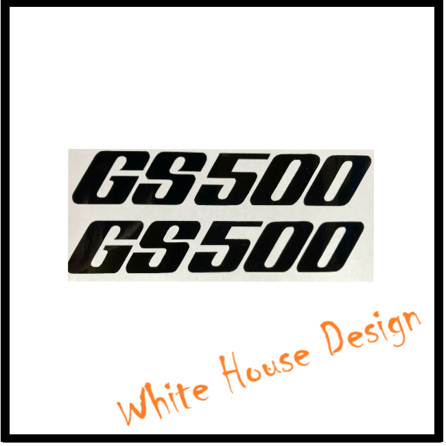 GS500 Side Panel Decals (you choose colour)