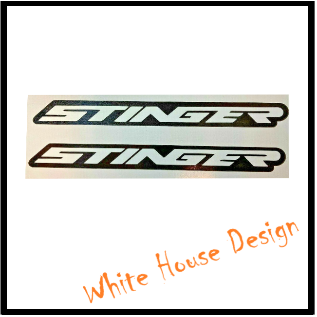 Suzuki Stinger Decals Vintage X2