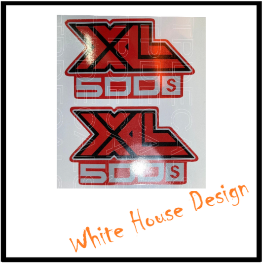 XL500s Decals Vintage X2