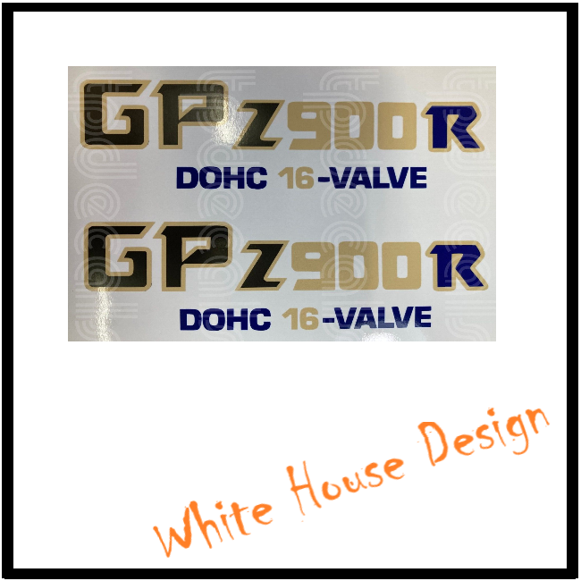 GPZ 900R Decal set.