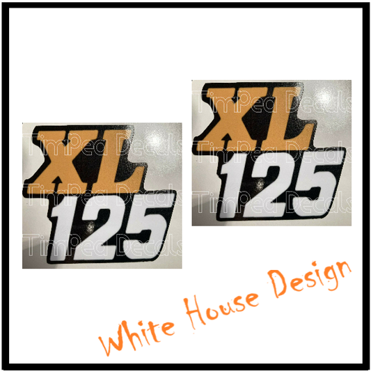 XL125  Decals Vintage X2