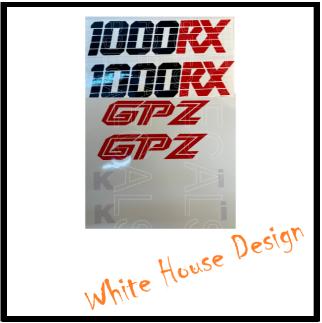 GPZ1000RX decal set