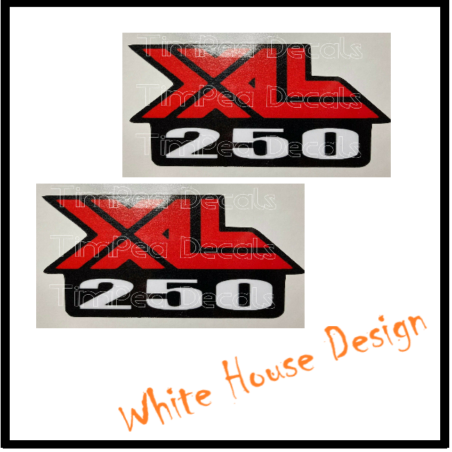 XL250 Decals Vintage X2