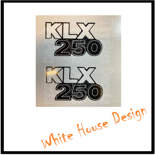 KLX250 Decals