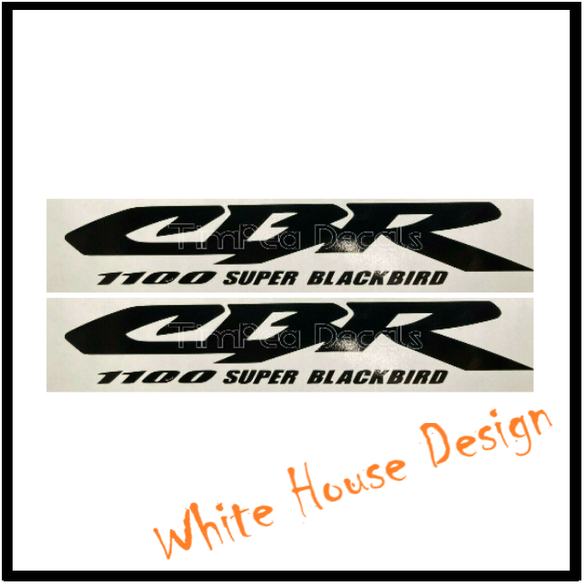 CBR1100 Super Blackbird decals