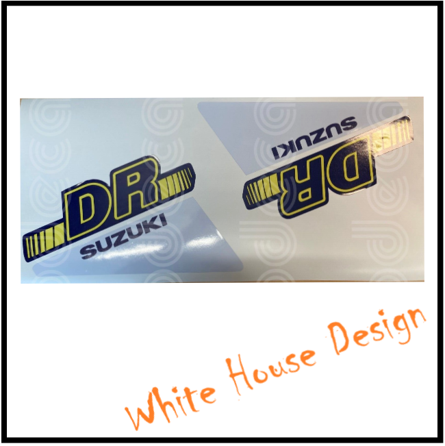 Suzuki DR125 Tank decals