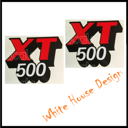 XT500, Side Panel, TANK decals,stickers x 2